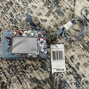 Vera Bradley Ultralight Zip ID & Lanyard